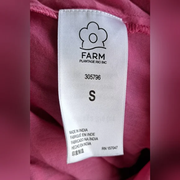 FARM Rio Pink Floral Midi Dress - Picture 10 of 10